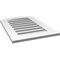 Ekena Millwork Arch Top Surface Mount PVC Gable Vent: Non-Functional, w/ 3-1/2"W x 1"P Standard Frame, 20"W x 28"H GVPAR20X2801SN - alternate 4